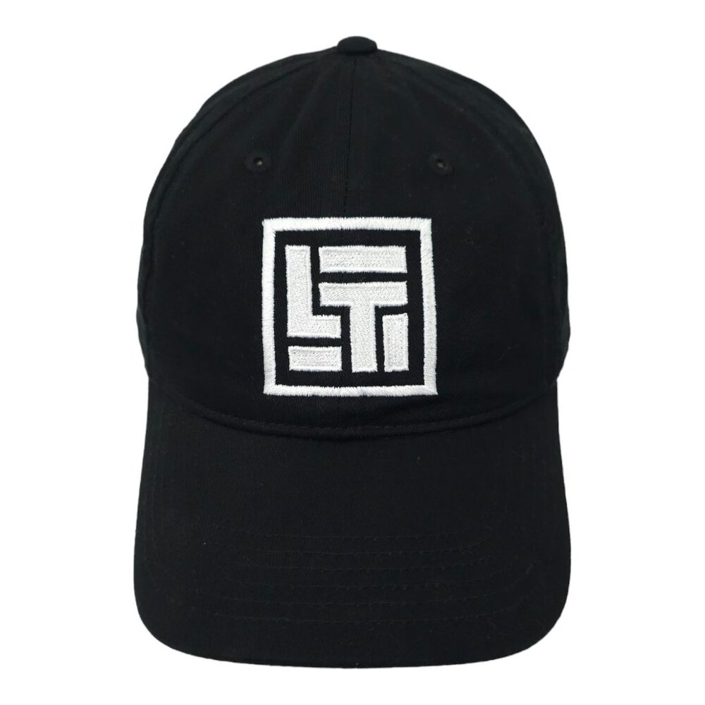 Econscious Embroidered Black Adjustable Tuck Strap Cap Trucker Baseball Golf Hat